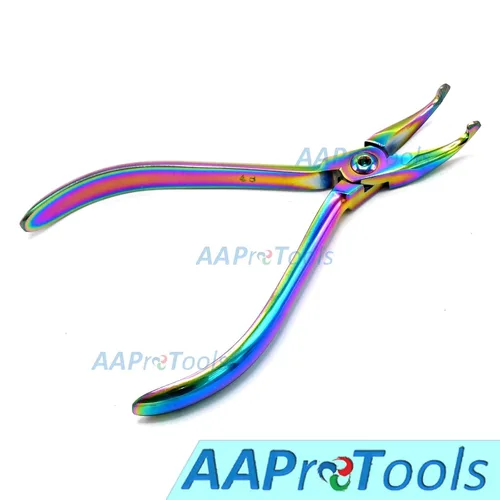 Vista 2 de Color Titanium multi del arco iris cómo curvó el instrumento de doblez dental del alambre de la ortodoncia del alicates