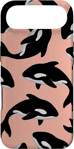 Vista 27 de Orca Whale Ocean Pattern - Carcasa para iPhone 17