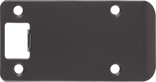 Vista 22 de Placa de impacto de esquina redonda con reborde extendido, 2-1/4" x 1-1/2", (2" de longitud total), latón antiguo de Stone Harbor Hardware