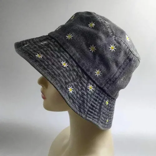 Vista 5 de Sombreros de pescador de algodón premium, sombreros plegables para hombres y mujeres, sombrero de pescador, sombreros de pesca