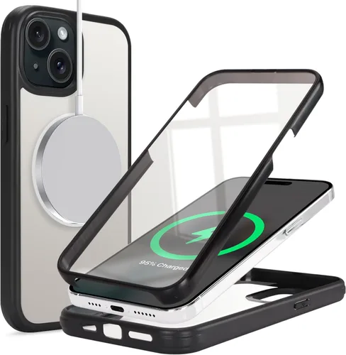 Vista 19 de Funda para iPhone 8 Plus con protector de pantalla, compatible con Magsafe, para iPhone 7 Plus, protector de pantalla integrado, funda delgada