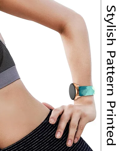 Vista 3 de Correas deportivas de silicona de 0.787 in compatibles con Galaxy Watch 6/Watch 5/Galaxy Watch 4 1.575 in 1.732 in/Classic 1.654 in 1.811 in/Watch 3