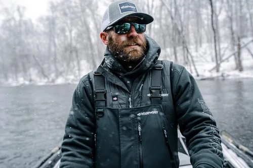 Vista 8 de Whitewater Great Lakes - Baberos de pesca impermeables y resistentes al viento con nailon Ripstop