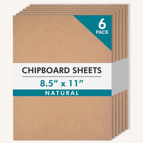 Vista 11 de Grafix de peso medio, láminas de madera prensada de 12 x 12 pulgadas, paquete de 25 unidades de color blanco., Natural, 4" x 6
