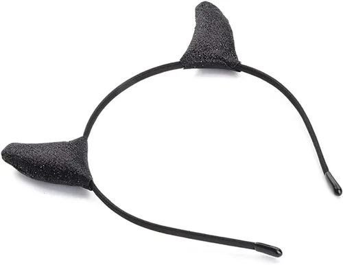 Vista 12 de Merroyal - Diadema con cuernos brillantes de diablo, ideal como accesorio de disfraces y cosplays