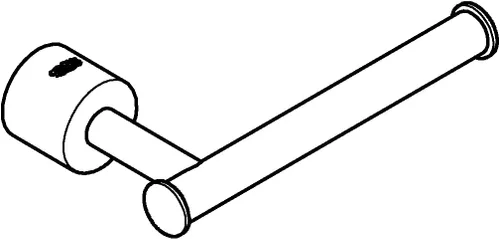 Vista 2 de GROHE 40313EN3 Atrio Portarrollos de papel higiénico, níquel cepillado