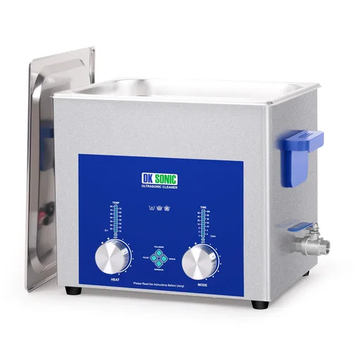 Vista 15 de DK SONIC Limpiador ultrasónico industrial 2L, 60W limpiador ultrasónico comercial de joyas con temporizador codificado, calentador y cesta
