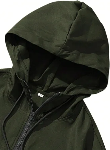 Vista 3 de SHENHE Chaqueta con capucha y manga larga con capucha para hombre