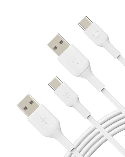 Vista 9 de Belkin Cable USB C a USB A, 3.3 pies, 15 W, cargador tipo C, cable de carga de iPhone para iPhone 16, Galaxy S25, Pixel 9, AirPods, iPad Pro, Negro