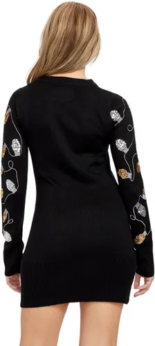 Vista 2 de Vestido tipo suéter con guirnalda Gaudy para mujer