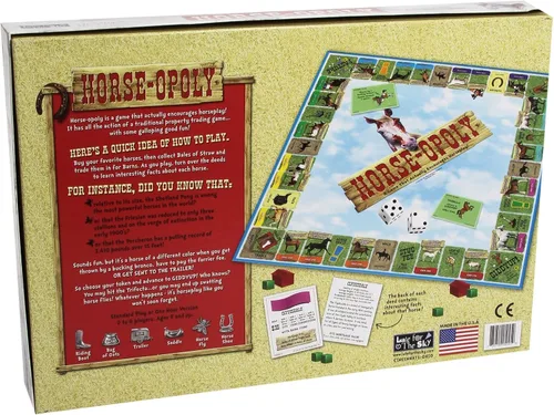 Vista 3 de Late For The Sky Horse-Opoly Juego de mesa (versión en inglés)