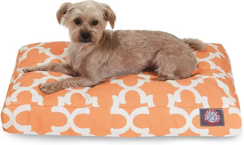 Vista 9 de Majestic Pet Products - Cama rectangular pequeña para perros y mascotas con cubierta extraíble lavable y enrejado gris