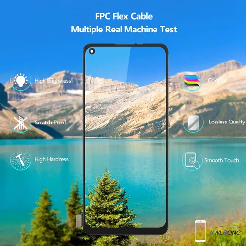 Vista 5 de Reemplazo de pantalla para OnePlus Nord N20 5G pantalla LCD táctil digitalizador Asamblea con kit (negro)