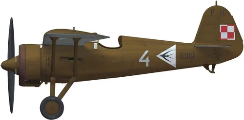 Vista 3 de Arma Hobby 1/48 PZL P.11c Conjunto de expertos en aviones