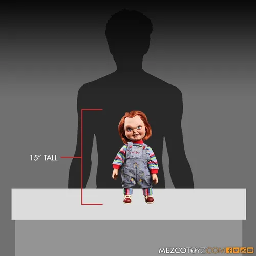 Vista 8 de Figura de acción con sonido Mezco Toyz 15 in Mega Good Guy Chucky