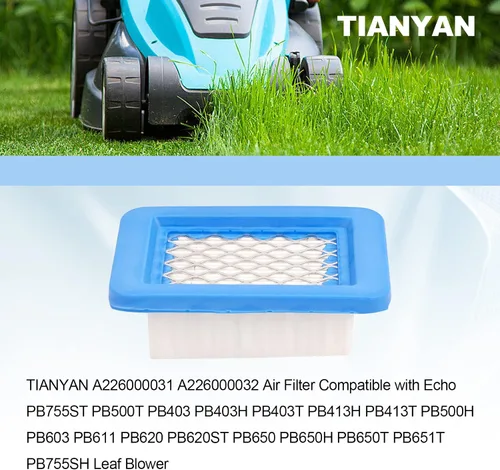 Vista 5 de TIANYAN A226000031 A226000032 Filtro de aire compatible con Echo PB755ST PB500T PB403 PB403H PB403T PB413H PB413T PB500H PB603 PB611 PB620 PBBB620