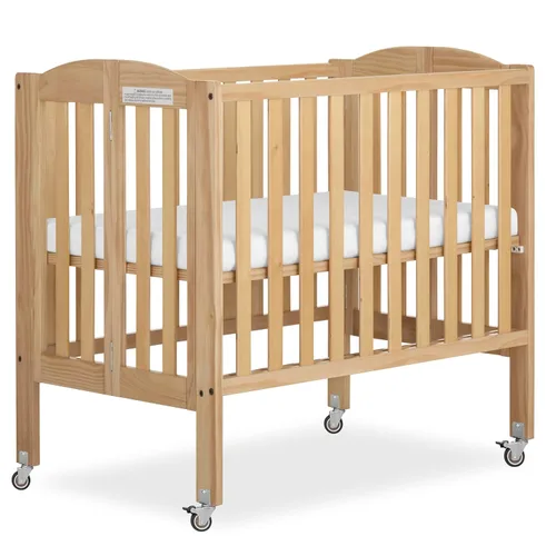 Vista 13 de Dream On Me Mini cuna portátil 2 en 1, cuna de bebé de tamaño no matrimonial para espacios pequeños, 2 alturas de colchón, diseño compacto de viaje