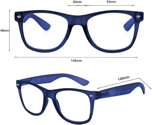 Vista 5 de VITENZI Gafas de lectura progresivas para mujeres y hombres, multifocales para computadora con lentes de bloqueo de luz azul Rimini