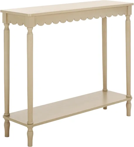 Vista 10 de SAFAVIEH Home Collection Haven French Country Farmhouse - Mesa consola marrón desierto para entrada, sala de estar, vestíbulo