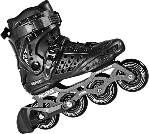 Vista 7 de Patines profesionales en línea con ruedas de 0.157 x 3.150 in, patines de una sola fila de fitness para adultos, mujeres y hombres, botas interiores