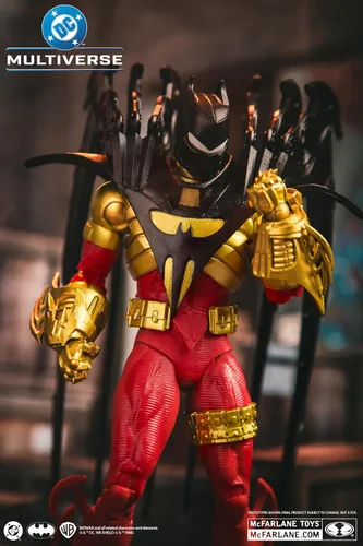 Vista 11 de McFarlane Toys - DC Multiverse Azrael Batman (Knightquest) Figura de acción de 7 pulgadas