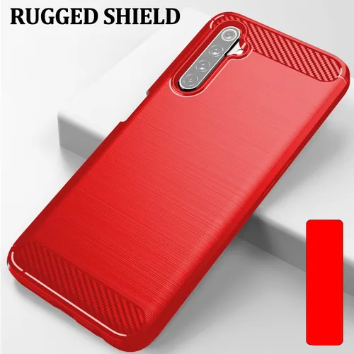 Vista 4 de Asuwish Funda de teléfono para Oppo Realme 6 Pro con protector de pantalla de vidrio templado y accesorios para celda, suave y delgada, goma