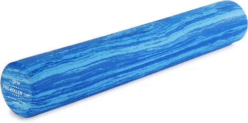 Vista 12 de OPTP PRO-Roller - Rodillo de espuma de densidad suave, redondo, azul corto, 18" x 6" Low density soft foam roller for physical therapy, Pilates