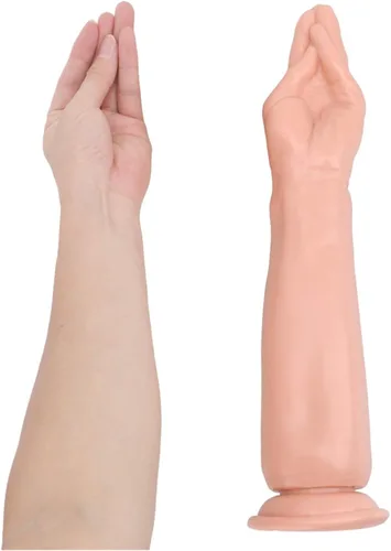 Vista 5 de Manos artificiales de 14.6 in, tapón anal, juguetes para mujeres, dilatador vaginal, dilatador para hombres, dildos grandes, masturbador femenino
