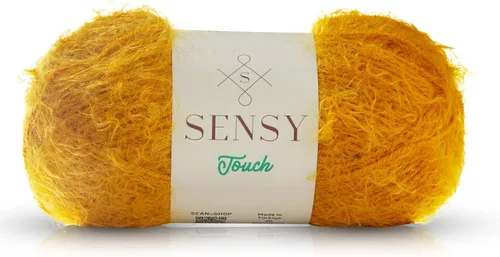 Vista 11 de Sensy Touch - Ovillo de lana, 3.5 onzas, 268 yardas, calibre 3 claro (blanco)