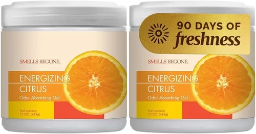 Vista 14 de SMELLS BEGONE Eliminador de olores de gel de 15 onzas – Absorbe y elimina los olores difíciles en áreas de mascotas, baños, sótanos, garaje
