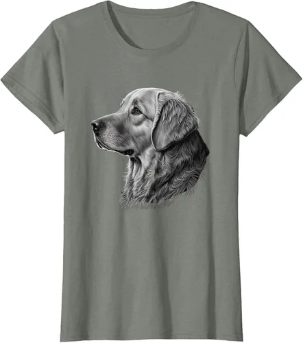 Vista 15 de Camiseta divertida Golden Retriever, Negro