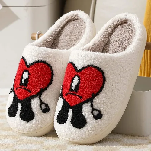 Vista 6 de Zanjkr Slippers For Women Men Fuzzy Slippers Warm Cozy House Slippers For Women Indoor Outdoor Slippers