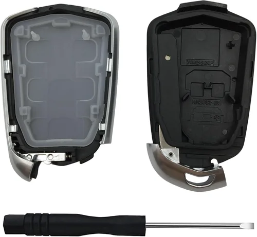 Vista 3 de Funda de repuesto para llavero remoto de entrada sin llave para Cadillac Escalade CTS SRX XT5 ATS STS CT6 2014-2019 (4 botones)
