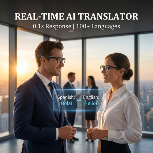 Vista 6 de EarlySincere Lentes inteligentes con cámara EIS 4K y asistente de voz AI, lentes polarizados con traducción en vivo, Bluetooth 5.4, lentes grises