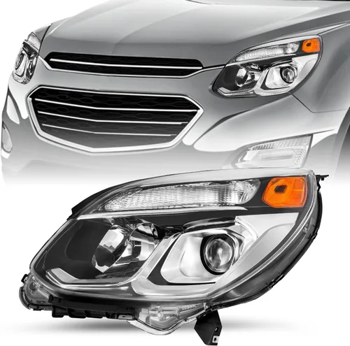 Vista 10 de JSBOYAT Par de faros delanteros halógenos Chevy Equinox 2016 2017, par de proyectores, estilo OE, conjunto de faros delanteros de fábrica