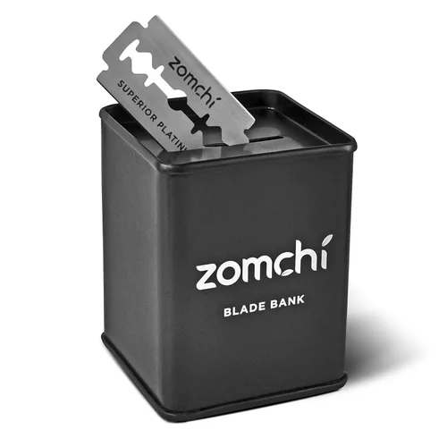 Vista 3 de ZOMCHI Banco de cuchillas de afeitar con 100 cuchillas de afeitar de seguridad para afeitar