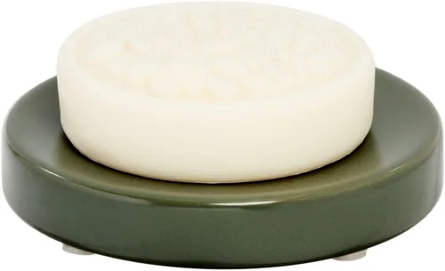 Vista 7 de iDesign Ceramic Earth Collection Bar Soap Dish, Matte Black (Pack of 12)