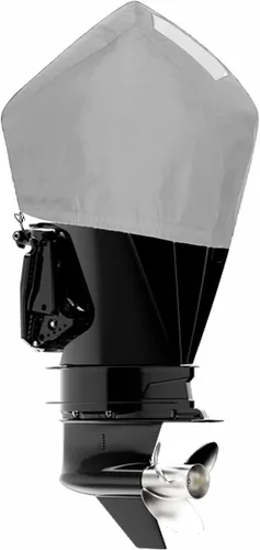 Vista 10 de Cubierta de motor fuera de borda para Mercury, cubierta de motor de barco resistente impermeable con ventilación de malla (Tamaño-M706-V)