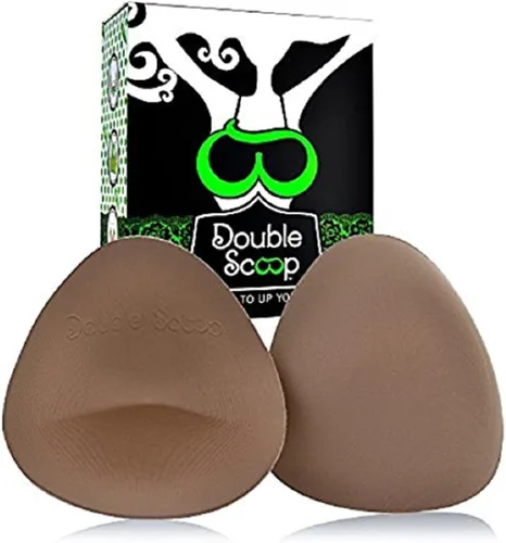 Vista 2 de Sujetador triangular de doble pala e insertos de natación colores sexys cinta de doble cara gratis A BC D tazas