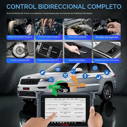 Vista 4 de Autel Escáner MaxiSys MS906 Pro OBD2, herramienta de diagnóstico