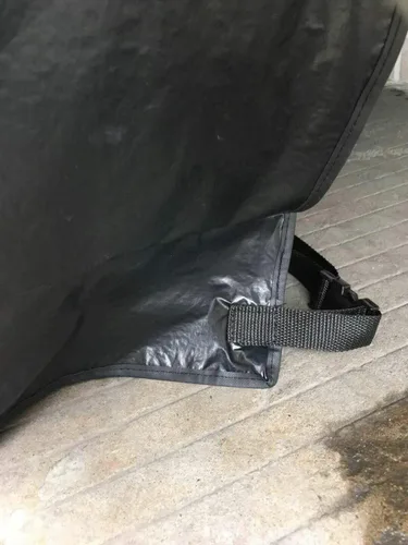Vista 3 de Juego de 4 protectores solares impermeables para RV, cámper, remolque, camión, se adapta a neumáticos de 24 a 26 pulgadas de diámetro