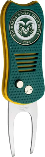 Vista 45 de Team Golf NCAA - Herramienta de divot de hoja conmutadora con marcador magnético de doble cara, presenta diseño patentado de una sola punta, causa