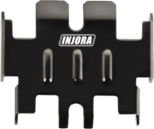 Vista 3 de INJORA Protector de chasis de placa deslizante de acero inoxidable para TRX4M Upgrade 1/18 RC Crawler, 0.49 oz