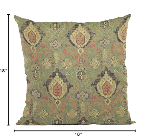 Vista 6 de Plutus Brands Plutus Nile Romero - Almohada tejida de lujo x 18 pulgadas, doble cara 18 x 18 pulgadas, color verde