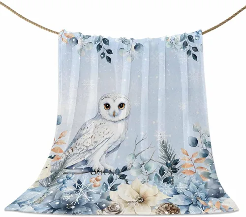 Vista 38 de Mantas de Tiro de Muñeco de Nieve de Navidad, Manta de Vellón Suave de Vacaciones de Invierno Decorativa para Hogar Sofá Sillón Silla Sala de Estar