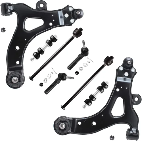 Vista 118 de Detroit Axle - Kit de brazos de control de extremo de 8 piezas para Toyota 2001-2003 Highlander 2002-2003 Camry Lexus ES300, 2 conjuntos de brazos