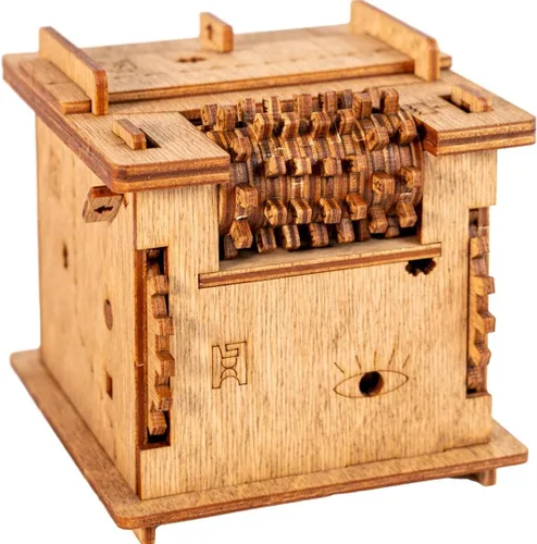 Vista 10 de iDventure Cluebox Camelot, Escape Room en una caja de rompecabezas de madera para adultos