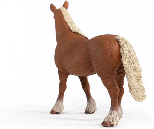 Vista 4 de Schleich Farm World - Juguete de caballo belga de tiro - Figura de caballo para niñas y niños - Juguetes de animales de granja para niños a partir