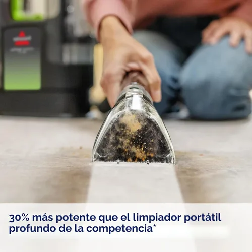 Vista 3 de BISSELL® Little Green® Max Pet Limpiador Profundo Portátil para Alfombras y Tapicería, Detallador para Carro/Auto, con Herramienta Autolimpiante