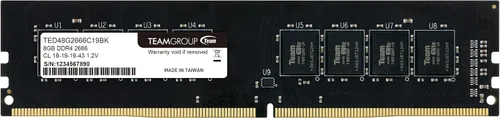 Vista 9 de TEAMGROUP Elite módulo de memoria RAM para computadora de escritorio Canal único